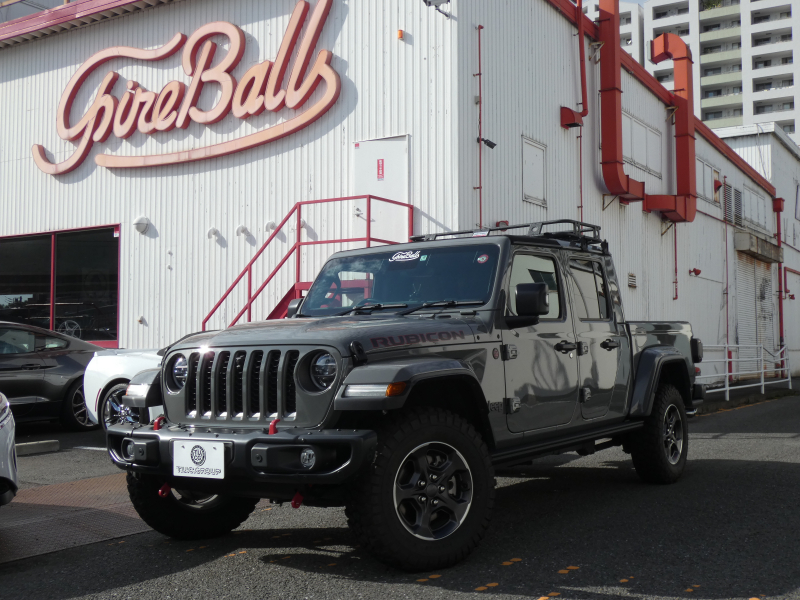 ジープ グラディエーター ﾙﾋﾞｺﾝ　2022yﾓﾃﾞﾙ  Dｻﾄﾞﾙ革 USﾊﾞﾝﾊﾟｰ ｴﾙﾌｫｰﾄﾞﾏﾌﾗｰ ｼｰﾄﾋｰﾀｰ Appleｶｰﾌﾟﾚｲ FSBｶﾒﾗ ETC　2年保証