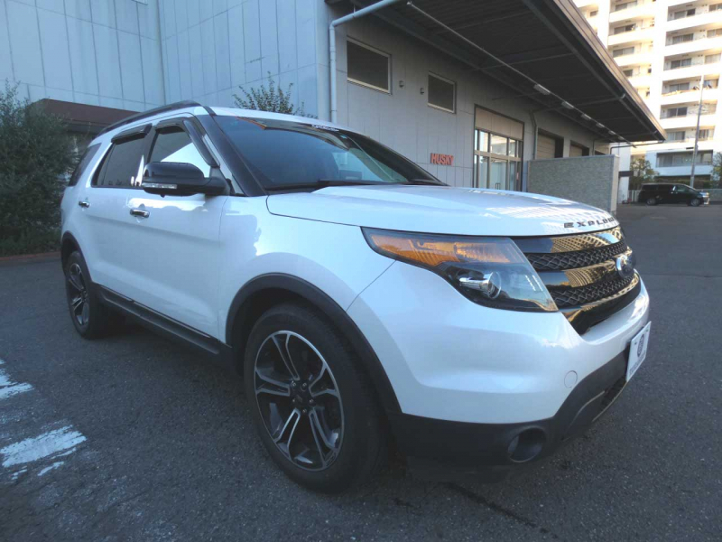 フォード エクスプローラー ｽﾎﾟｰﾂ　国内未導入 2014yﾓﾃﾞﾙ 左ﾊﾝﾄﾞﾙ 黒革 ｻﾝﾙｰﾌ ｼｰﾄﾋｰﾀｰ&ﾍﾞﾝﾁﾚｰﾀｰ 純正20ｲﾝﾁAW ﾅﾋﾞTV Bｶﾒﾗ　2年保証