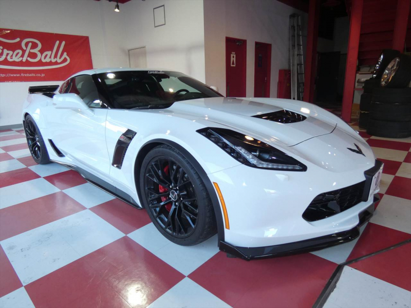 シボレー コルベット Z06　正規D車 2017年ﾓﾃﾞﾙ ｽｰﾊﾟｰﾁｬｰｼﾞｬｰ 黒革 ｼｰﾄﾋｰﾀｰ ﾅﾋﾞTV F&Bｶﾒﾗ　2年保証