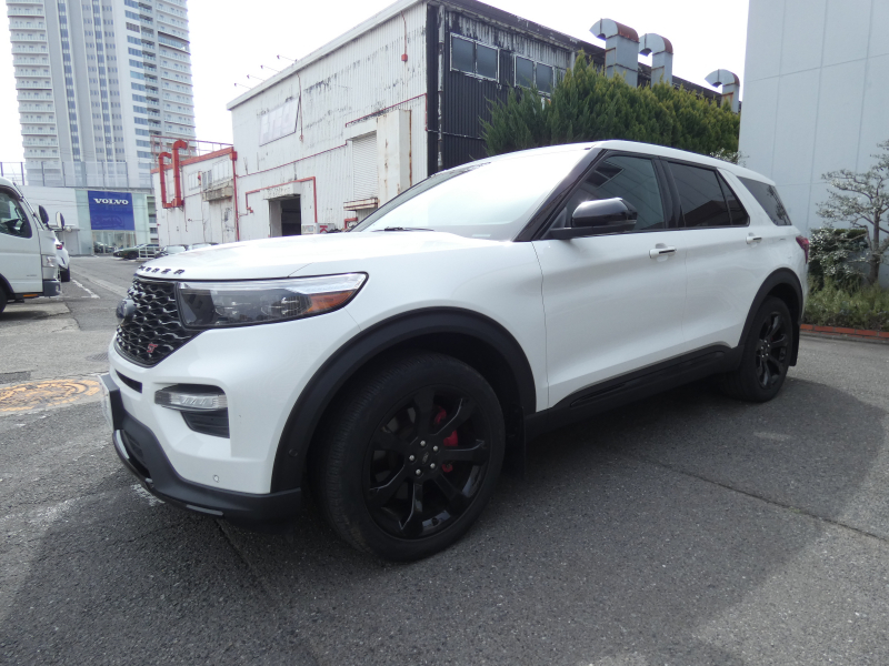 フォード エクスプローラー ST　2021年ﾓﾃﾞﾙ 新並 1ｵｰﾅｰ 黒革 ｻﾝﾙｰﾌ 401A ﾌﾟﾚﾐｱﾑﾃｸﾉﾛｼﾞｰPKG Aｶｰﾌﾟﾚｲ ｼｰﾄﾋｰﾀｰ&ﾍﾞﾝﾁﾚｰﾀｰ FSB360ｶﾒﾗ ETC　2年保証