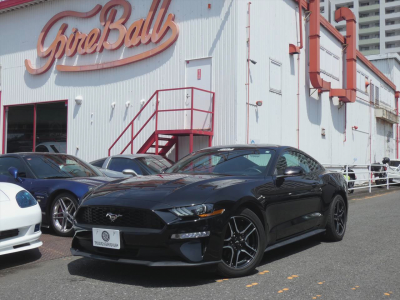 フォード マスタング ｴｺﾌﾞｰｽﾄ ﾌﾟﾚﾐｱﾑ　2018年ﾓﾃﾞﾙ 新並 黒革ｽﾎﾟｰﾂｼｰﾄ ｼｰﾄﾋｰﾀｰ＆ｸｰﾗｰ AppleCarPlay&AndoroidAuto SYNC3ﾀｯﾁﾃﾞｨｽﾌﾟﾚｲ ETC　2年保証