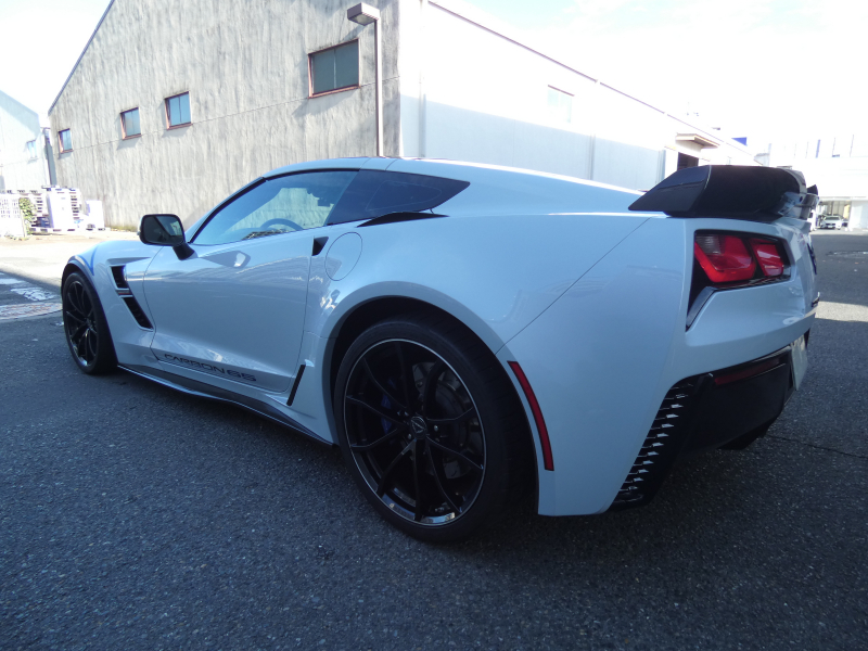 シボレー コルベット グランスポーツ カーボン65 限定車 正規D車 2018年モデル 黒ハーフレザー HUD シートヒーター ナビTV Applecarplay Bカメラ 2年保証