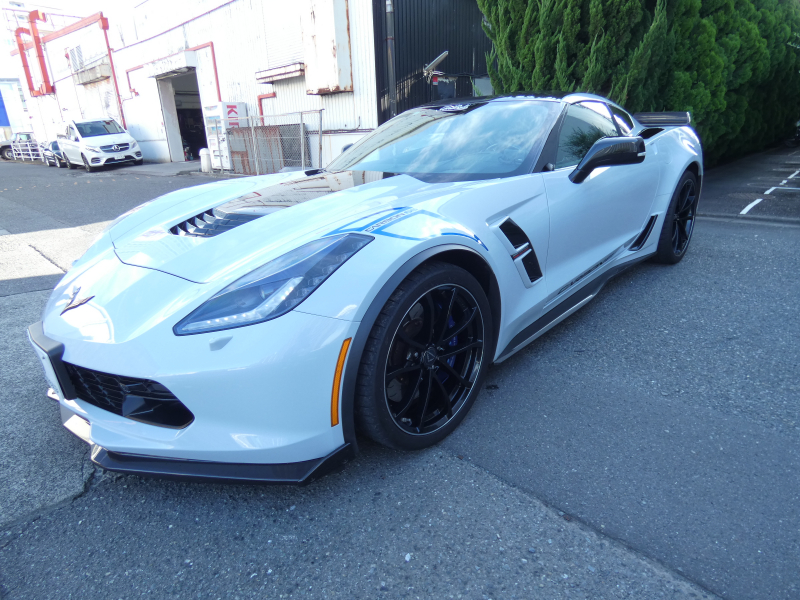 シボレー コルベット グランスポーツ カーボン65 限定車 正規D車 2018年モデル 黒ハーフレザー HUD シートヒーター ナビTV Applecarplay Bカメラ 2年保証