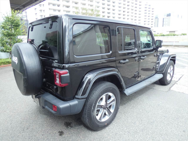 ジープ ラングラー ｱﾝﾘﾐﾃｯﾄﾞ ｻﾊﾗ　正規D車 2019yﾓﾃﾞﾙ 黒革 ｼｰﾄﾋｰﾀｰ 純正ﾅﾋﾞTV LEDﾍｯﾄﾞﾗｲﾄ 純正18ｲﾝﾁAW ﾌﾛﾝﾄ&ｻｲﾄﾞ&ﾊﾞｯｸｶﾒﾗ　2年保証