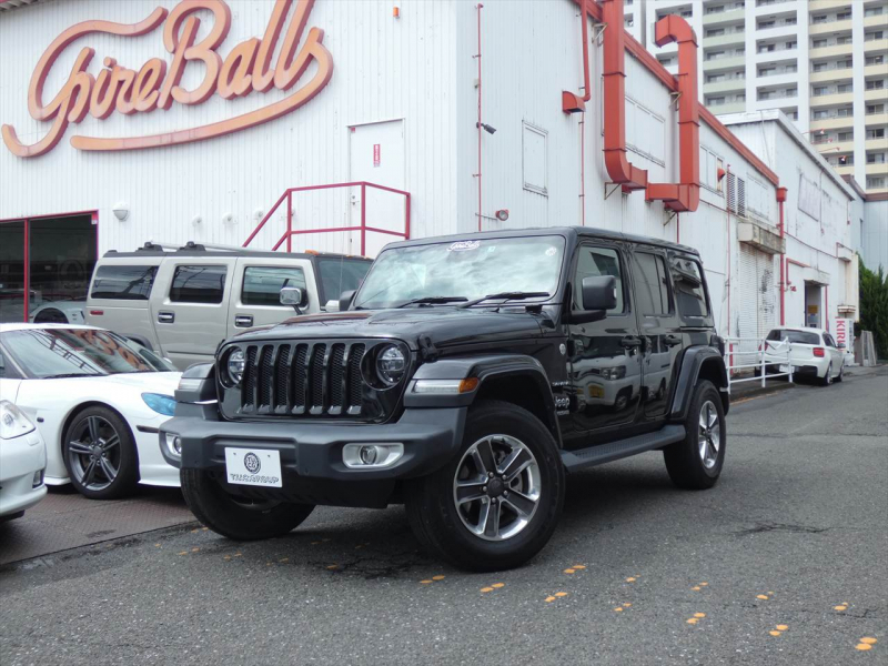 ジープ ラングラー ｱﾝﾘﾐﾃｯﾄﾞ ｻﾊﾗ　正規D車 2019yﾓﾃﾞﾙ 黒革 ｼｰﾄﾋｰﾀｰ 純正ﾅﾋﾞTV LEDﾍｯﾄﾞﾗｲﾄ 純正18ｲﾝﾁAW ﾌﾛﾝﾄ&ｻｲﾄﾞ&ﾊﾞｯｸｶﾒﾗ　2年保証