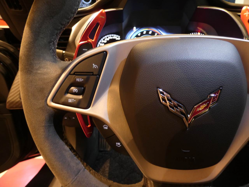 シボレー コルベット Z06　正規D車 2019年最終ﾓﾃﾞﾙ 黒革 ｼｰﾄﾋｰﾀｰ ﾅﾋﾞTV Applecarplay F&Bｶﾒﾗ　2年保証