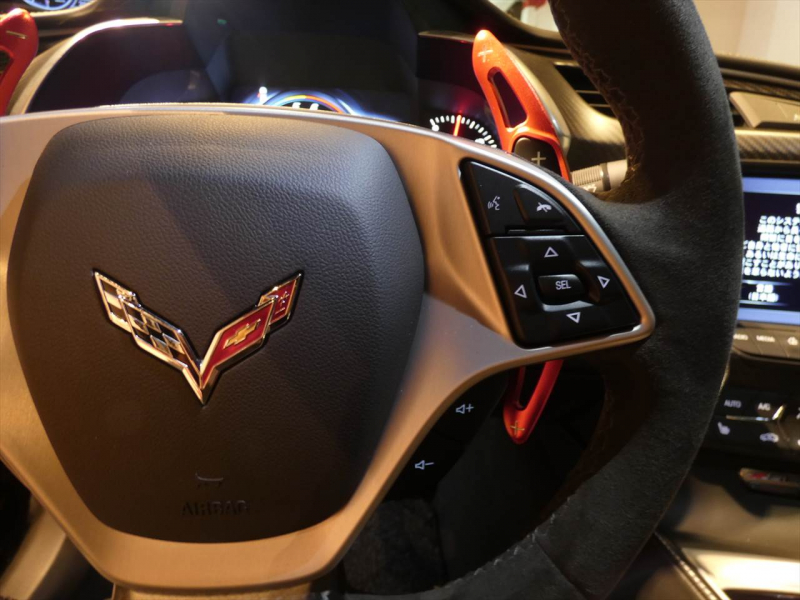 シボレー コルベット Z06　正規D車 2019年最終ﾓﾃﾞﾙ 黒革 ｼｰﾄﾋｰﾀｰ ﾅﾋﾞTV Applecarplay F&Bｶﾒﾗ　2年保証