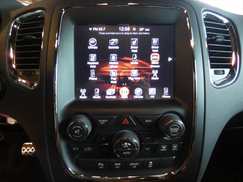 ダッジ デュランゴ ｼﾀﾃﾞﾙ　新車並行 2016yﾓﾃﾞﾙ 黒革 ｼｰﾄﾋｰﾀｰ ｻﾝﾙｰﾌ ACC 純正20ｲﾝﾁAW F･S･Bｶﾒﾗ ETC　2年保証