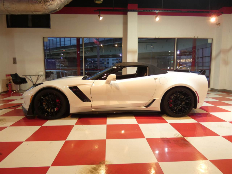 シボレー コルベット Z06 ｺﾝﾊﾞｰﾁﾌﾞﾙ　正規D車 2016年ﾓﾃﾞﾙ 黒革 ｼｰﾄﾋｰﾀｰ TV BOSE Applecarplay F&Bｶﾒﾗ　2年保証