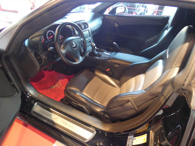 シボレー コルベット Z06　2009yﾓﾃﾞﾙ 6速MT 黒&灰革 HUD Borlaﾏﾌﾗｰ F&Sｶｰﾎﾞﾝｽﾎﾟｲﾗｰ ﾅﾋﾞTV USﾃｰﾙ ETC　2年保証