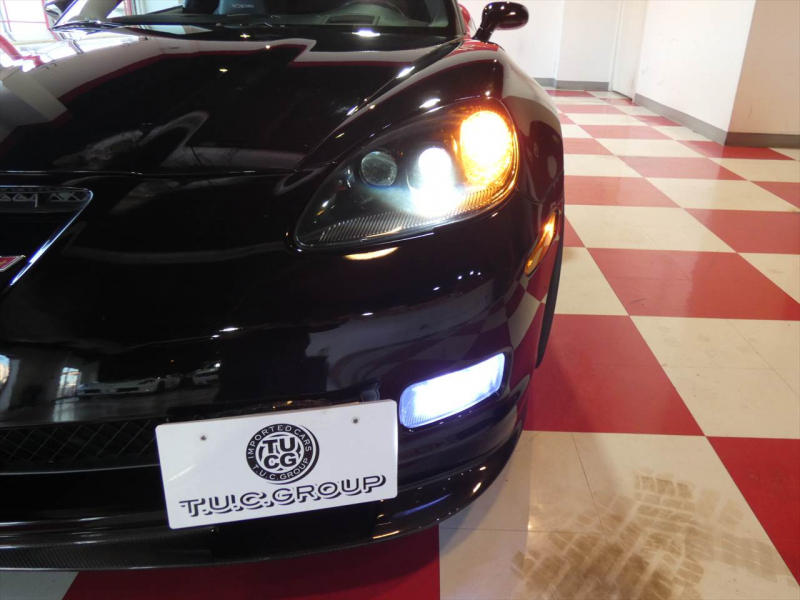 シボレー コルベット Z06　2009yﾓﾃﾞﾙ 6速MT 黒&灰革 HUD Borlaﾏﾌﾗｰ F&Sｶｰﾎﾞﾝｽﾎﾟｲﾗｰ ﾅﾋﾞTV USﾃｰﾙ ETC　2年保証