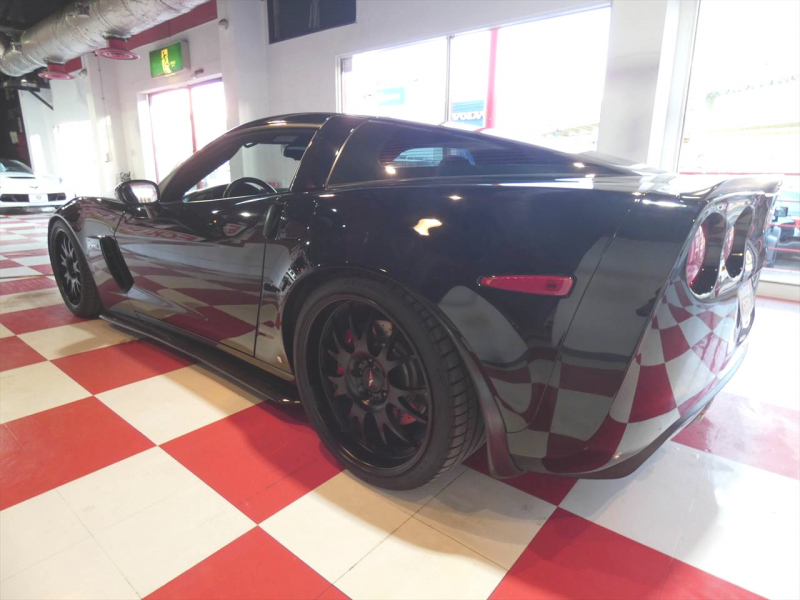シボレー コルベット Z06　2009yﾓﾃﾞﾙ 6速MT 黒&灰革 HUD Borlaﾏﾌﾗｰ F&Sｶｰﾎﾞﾝｽﾎﾟｲﾗｰ ﾅﾋﾞTV USﾃｰﾙ ETC　2年保証