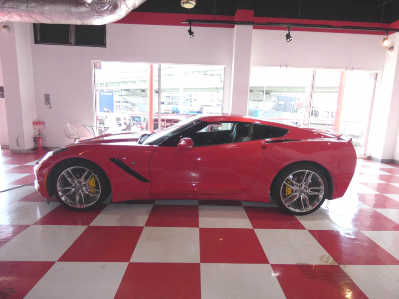 シボレー コルベット ｸｰﾍﾟ　正規D車 2014yﾓﾃﾞﾙ 茶革 ｼｰﾄﾋｰﾀｰ HUD BOSE Z51仕様 Bｶﾒﾗ　2年保証