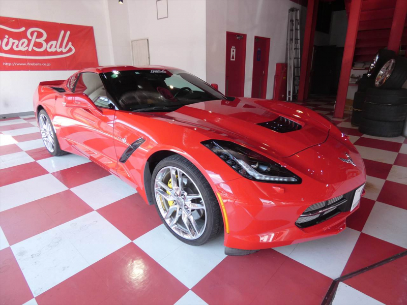 シボレー コルベット ｸｰﾍﾟ　正規D車 2014yﾓﾃﾞﾙ 茶革 ｼｰﾄﾋｰﾀｰ HUD BOSE Z51仕様 Bｶﾒﾗ　2年保証