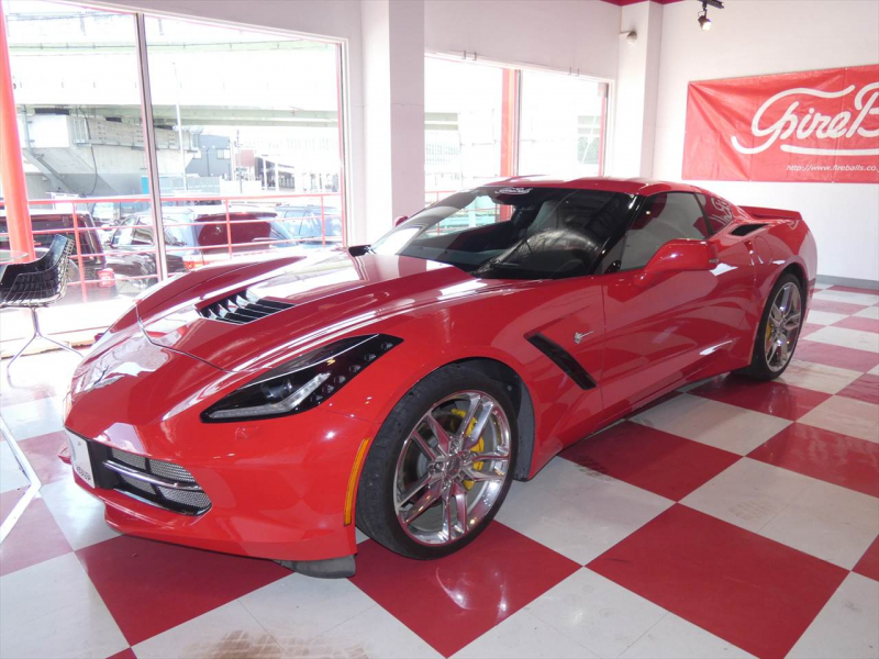 シボレー コルベット ｸｰﾍﾟ　正規D車 2014yﾓﾃﾞﾙ 茶革 ｼｰﾄﾋｰﾀｰ HUD BOSE Z51仕様 Bｶﾒﾗ　2年保証