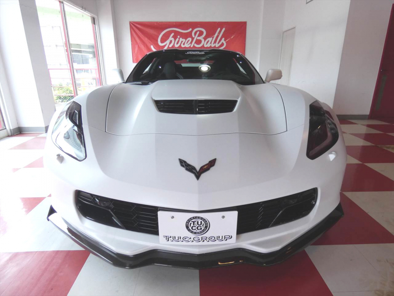 シボレー コルベット Z06　正規D車 2016yﾓﾃﾞﾙ ｽｰﾊﾟｰﾁｬｰｼﾞｬｰ搭載 ｶｰﾎﾞﾝﾙｰﾌ ｼｰﾄﾋｰﾀｰ ﾅﾋﾞTV F&Bｶﾒﾗ　2年保証