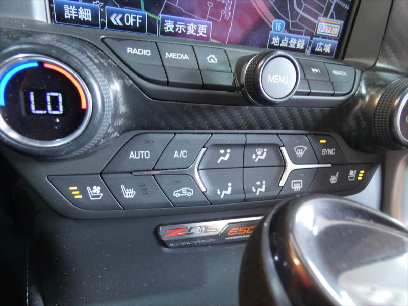 シボレー コルベット Z06　正規D車 2016yﾓﾃﾞﾙ ｽｰﾊﾟｰﾁｬｰｼﾞｬｰ搭載 ｶｰﾎﾞﾝﾙｰﾌ ｼｰﾄﾋｰﾀｰ ﾅﾋﾞTV F&Bｶﾒﾗ　2年保証