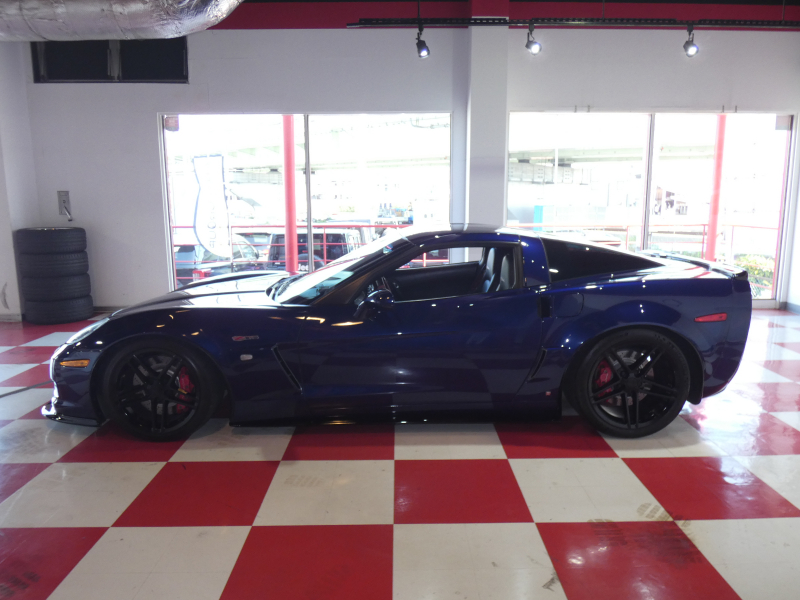 シボレー コルベット Z06　正規D車 2007yﾓﾃﾞﾙ 6速MT 黒革 Borlaﾏﾌﾗｰ K&Nｴｱｲﾝﾃｰｸ ZR1ｽﾀｲﾙｴｱﾛ ｼｰﾄﾋｰﾀｰ BOSE　2年保証