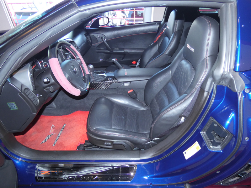 シボレー コルベット Z06　正規D車 2007yﾓﾃﾞﾙ 6速MT 黒革 Borlaﾏﾌﾗｰ K&Nｴｱｲﾝﾃｰｸ ZR1ｽﾀｲﾙｴｱﾛ ｼｰﾄﾋｰﾀｰ BOSE　2年保証