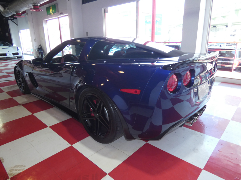 シボレー コルベット Z06　正規D車 2007yﾓﾃﾞﾙ 6速MT 黒革 Borlaﾏﾌﾗｰ K&Nｴｱｲﾝﾃｰｸ ZR1ｽﾀｲﾙｴｱﾛ ｼｰﾄﾋｰﾀｰ BOSE　2年保証