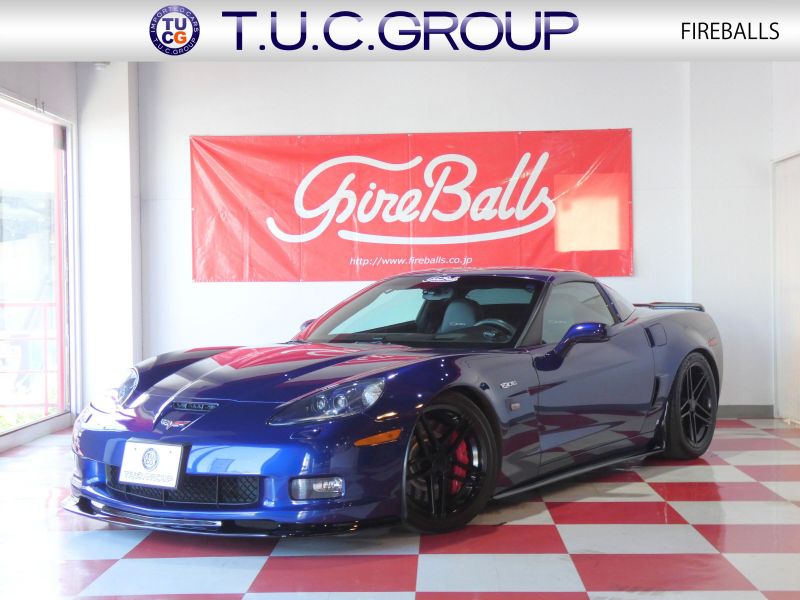 シボレー コルベット Z06　正規D車 2007yﾓﾃﾞﾙ 6速MT 黒革 Borlaﾏﾌﾗｰ K&Nｴｱｲﾝﾃｰｸ ZR1ｽﾀｲﾙｴｱﾛ ｼｰﾄﾋｰﾀｰ BOSE　2年保証