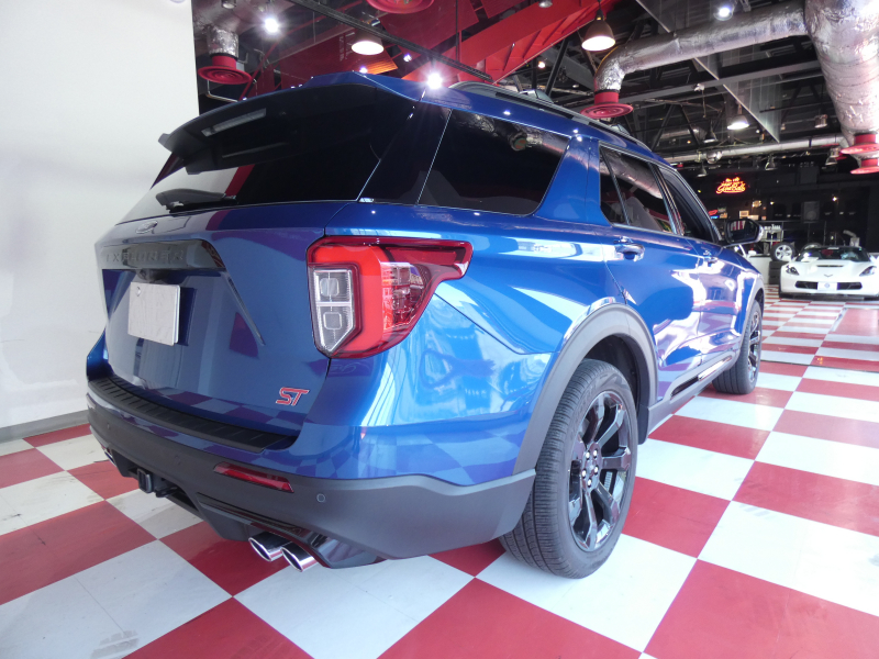 フォード エクスプローラー ST　2023年ﾓﾃﾞﾙ 新並1ｵｰﾅｰ 黒革 ｻﾝﾙｰﾌ Aｶｰﾌﾟﾚｲ ｼｰﾄﾋｰﾀｰ&ﾍﾞﾝﾁﾚｰﾀｰ FSB360ｶﾒﾗ ETC　2年保証