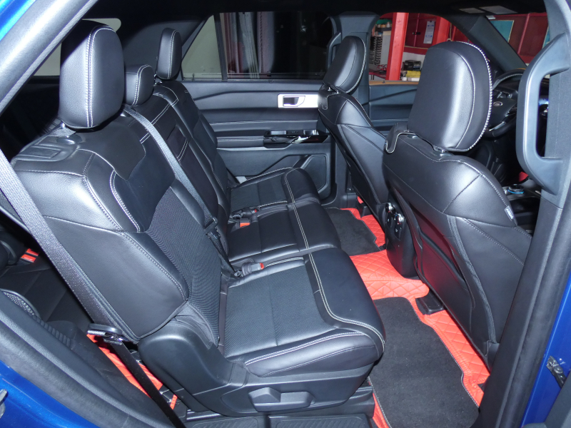 フォード エクスプローラー ST　2023年ﾓﾃﾞﾙ 新並1ｵｰﾅｰ 黒革 ｻﾝﾙｰﾌ Aｶｰﾌﾟﾚｲ ｼｰﾄﾋｰﾀｰ&ﾍﾞﾝﾁﾚｰﾀｰ FSB360ｶﾒﾗ ETC　2年保証