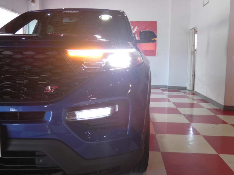 フォード エクスプローラー ST　2023年ﾓﾃﾞﾙ 新並1ｵｰﾅｰ 黒革 ｻﾝﾙｰﾌ Aｶｰﾌﾟﾚｲ ｼｰﾄﾋｰﾀｰ&ﾍﾞﾝﾁﾚｰﾀｰ FSB360ｶﾒﾗ ETC　2年保証