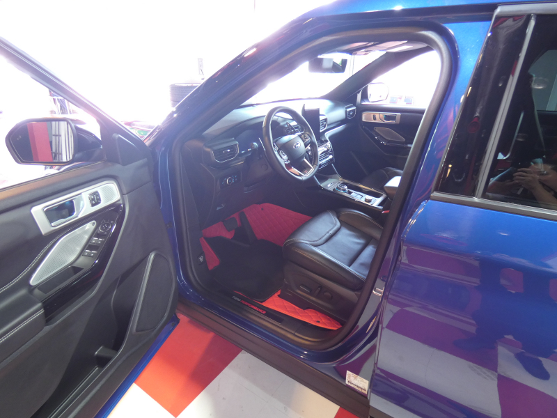 フォード エクスプローラー ST　2023年ﾓﾃﾞﾙ 新並1ｵｰﾅｰ 黒革 ｻﾝﾙｰﾌ Aｶｰﾌﾟﾚｲ ｼｰﾄﾋｰﾀｰ&ﾍﾞﾝﾁﾚｰﾀｰ FSB360ｶﾒﾗ ETC　2年保証