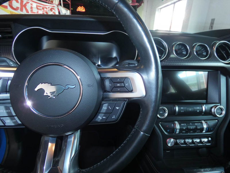 フォード マスタング ｴｺﾌﾞｰｽﾄ ﾌﾟﾚﾐｱﾑ　2019yﾓﾃﾞﾙ ﾊﾟﾌｫｰﾏﾝｽPKG 201A 黒革 車高調 可変ﾊﾞﾙﾌﾞ付社外ﾏﾌﾗｰ 専用19ｲﾝﾁAW　2年保証