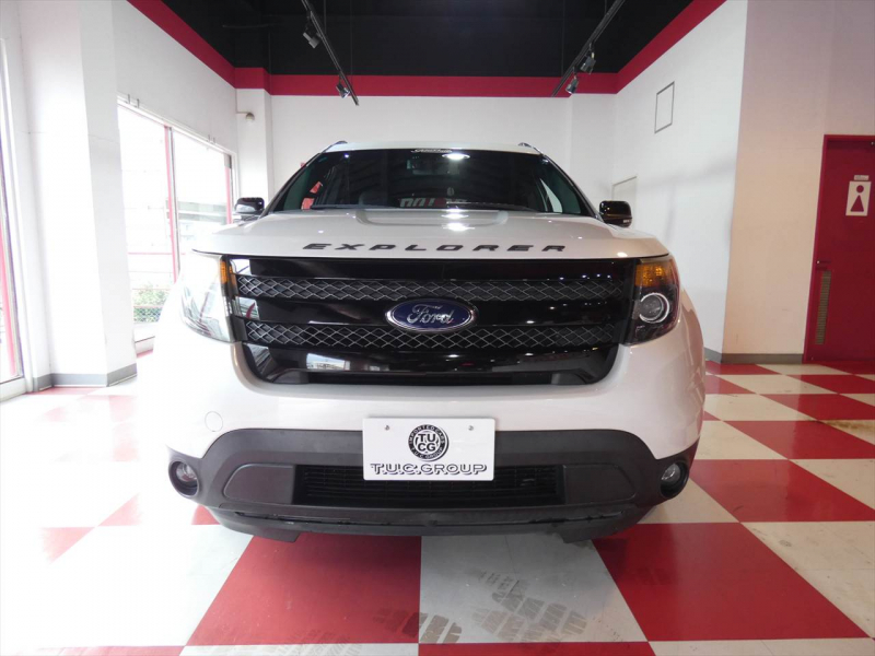 フォード エクスプローラー ｽﾎﾟｰﾂ　国内未導入 2014yﾓﾃﾞﾙ 左ﾊﾝﾄﾞﾙ 黒革 ｻﾝﾙｰﾌ ｼｰﾄﾋｰﾀｰ&ﾍﾞﾝﾁﾚｰﾀｰ 純正20ｲﾝﾁAW ﾅﾋﾞTV Bｶﾒﾗ　2年保証