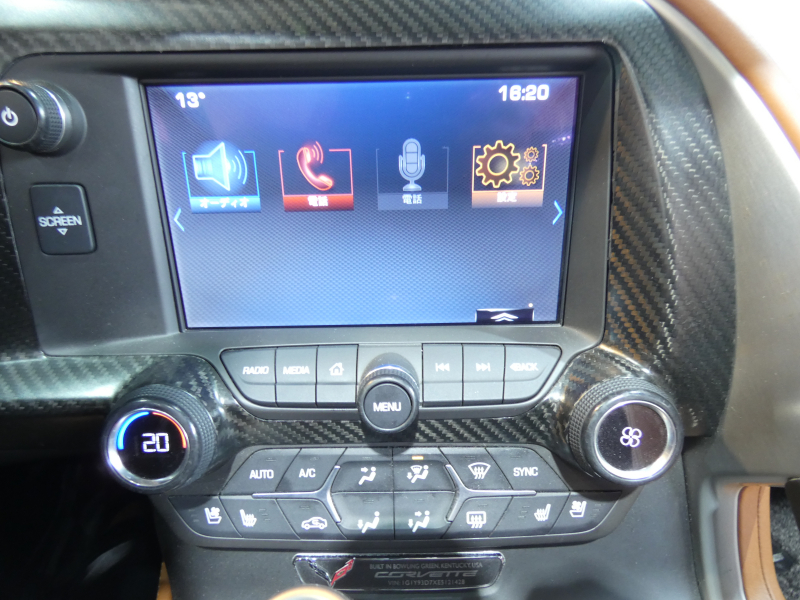 シボレー コルベット ｺﾝﾊﾞｰﾁﾌﾞﾙ Z51 3LT  2014年ﾓﾃﾞﾙ 正規ﾃﾞｨｰﾗｰ車   茶革 ｼｰﾄﾋｰﾀｰ&ｸｰﾗｰ TV BOSE Bｶﾒﾗ  2年保証