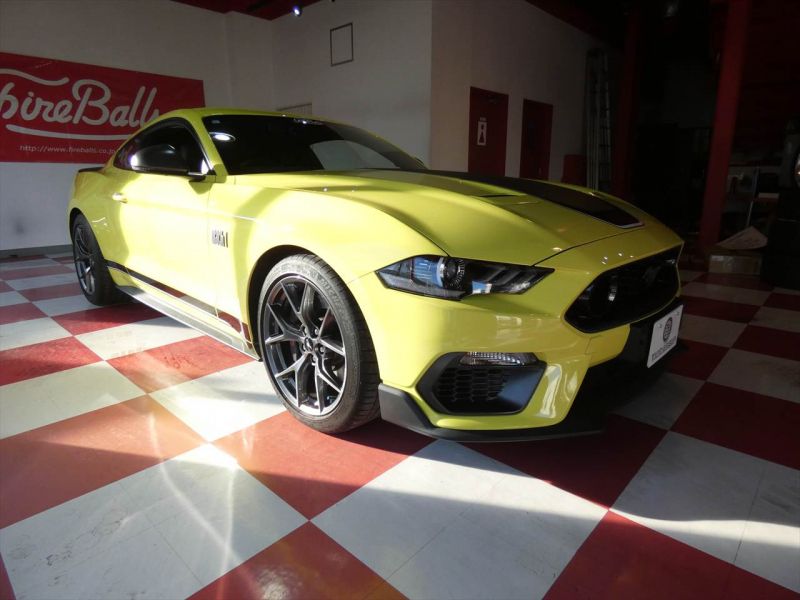 フォード マスタング MACH1プレミアム  2021年ﾓﾃﾞﾙ UK仕様 右H 10AT&ﾊﾟﾄﾞﾙｼﾌﾄ 黒革 19AW Brembo 5.0L HO V8 可変ﾏﾌﾗｰ AppleCarPlay　2年保証