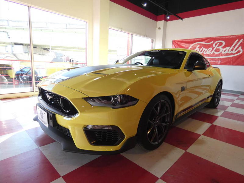 フォード マスタング MACH1プレミアム  2021年ﾓﾃﾞﾙ UK仕様 右H 10AT&ﾊﾟﾄﾞﾙｼﾌﾄ 黒革 19AW Brembo 5.0L HO V8 可変ﾏﾌﾗｰ AppleCarPlay　2年保証