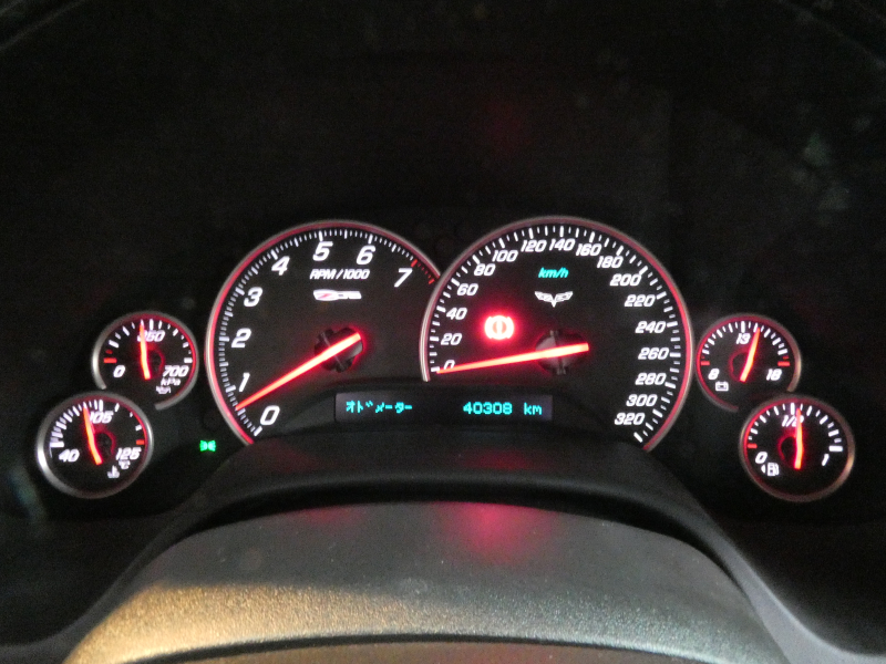 シボレー コルベット Z06　正規D車 2008yﾓﾃﾞﾙ 6速MT 黒革 可変ﾏﾌﾗｰ ﾃﾞｨｽﾌﾟﾚｲｵｰﾃﾞｨｵﾓﾆﾀｰ　2年保証