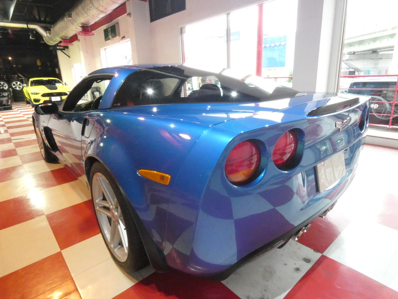 シボレー コルベット Z06　正規D車 2008yﾓﾃﾞﾙ 6速MT 黒革 可変ﾏﾌﾗｰ ﾃﾞｨｽﾌﾟﾚｲｵｰﾃﾞｨｵﾓﾆﾀｰ　2年保証