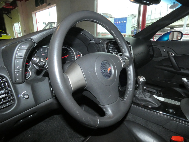 シボレー コルベット Z06　正規D車 2008yﾓﾃﾞﾙ 6速MT 黒革 可変ﾏﾌﾗｰ ﾃﾞｨｽﾌﾟﾚｲｵｰﾃﾞｨｵﾓﾆﾀｰ　2年保証
