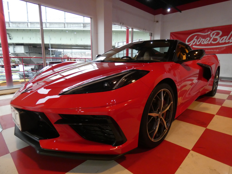 シボレー コルベット ｺﾝﾊﾞｰﾁﾌﾞﾙ  Z51ﾊﾟﾌｫｰﾏﾝｽPKG　正規D車 2023yﾓﾃﾞﾙ  ﾍﾞｰｼﾞｭ革 ｺﾝﾍﾟﾃｨｼｮﾝｼｰﾄ ｼｰﾄﾋｰﾀｰ&ﾍﾞﾝﾁﾚｰﾀｰ Aｶｰﾌﾟﾚｲ ﾌﾛﾝﾄﾘﾌﾀｰ ｸﾙｺﾝ　2年保証