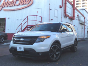 フォード エクスプローラー ｽﾎﾟｰﾂ　国内未導入 2014yﾓﾃﾞﾙ 左ﾊﾝﾄﾞﾙ 黒革 ｻﾝﾙｰﾌ ｼｰﾄﾋｰﾀｰ&ﾍﾞﾝﾁﾚｰﾀｰ 純正20ｲﾝﾁAW ﾅﾋﾞTV Bｶﾒﾗ　2年保証