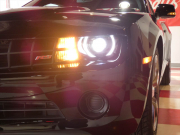 シボレー カマロ LTRS　正規D車 2011yﾓﾃﾞﾙ 黒革 ｼｰﾄﾋｰﾀｰ 4連ﾒｰﾀｰ 純正ｵｰﾃﾞｨｵ 社外ﾅﾋﾞTV 純正20ｲﾝﾁAW ETC　2年保証