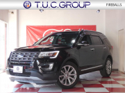 フォード エクスプローラー ﾘﾐﾃｯﾄﾞ　正規D車 2016yﾓﾃﾞﾙ 黒革 ﾂｲﾝﾑｰﾝﾙｰﾌ ｼｰﾄﾋｰﾀｰ FSBｶﾒﾗ ｸﾙｺﾝ ETC　2年保証