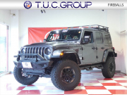 ジープ ラングラー ｱﾝﾘﾐﾃｯﾄﾞ ｻﾊﾗ　正規D車 2020yﾓﾃﾞﾙ 黒革 社外ﾊﾞﾝﾊﾟｰ ﾘﾌﾄｱｯﾌﾟ ｼﾞｪﾌﾟｾﾝ17ｲﾝﾁAW ﾅﾋﾞTV Aｶｰﾌﾟﾚｲ Bｶﾒﾗ　2年保証