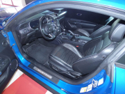 フォード マスタング ｴｺﾌﾞｰｽﾄ ﾌﾟﾚﾐｱﾑ　2019yﾓﾃﾞﾙ ﾊﾟﾌｫｰﾏﾝｽPKG 201A 黒革 車高調 可変ﾊﾞﾙﾌﾞ付社外ﾏﾌﾗｰ 専用19ｲﾝﾁAW　2年保証