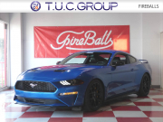 フォード マスタング ｴｺﾌﾞｰｽﾄ ﾌﾟﾚﾐｱﾑ　2019yﾓﾃﾞﾙ ﾊﾟﾌｫｰﾏﾝｽPKG 201A 黒革 車高調 可変ﾊﾞﾙﾌﾞ付社外ﾏﾌﾗｰ 専用19ｲﾝﾁAW　2年保証