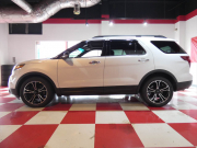 フォード エクスプローラー ｽﾎﾟｰﾂ　国内未導入 2014yﾓﾃﾞﾙ 左ﾊﾝﾄﾞﾙ 黒革 ｻﾝﾙｰﾌ ｼｰﾄﾋｰﾀｰ&ﾍﾞﾝﾁﾚｰﾀｰ 純正20ｲﾝﾁAW ﾅﾋﾞTV Bｶﾒﾗ　2年保証