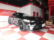 フォード マスタング GTﾌﾟﾚﾐｱﾑ    2018年ﾓﾃﾞﾙ 401A 黒革 HRE20AW  AppleCarPlay　2年保証