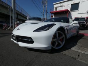 ２０１４年 コルベットスティングレイ ２ｌｔ 白 ６２８万円 入庫 アメ車専門のファイヤーボールズ