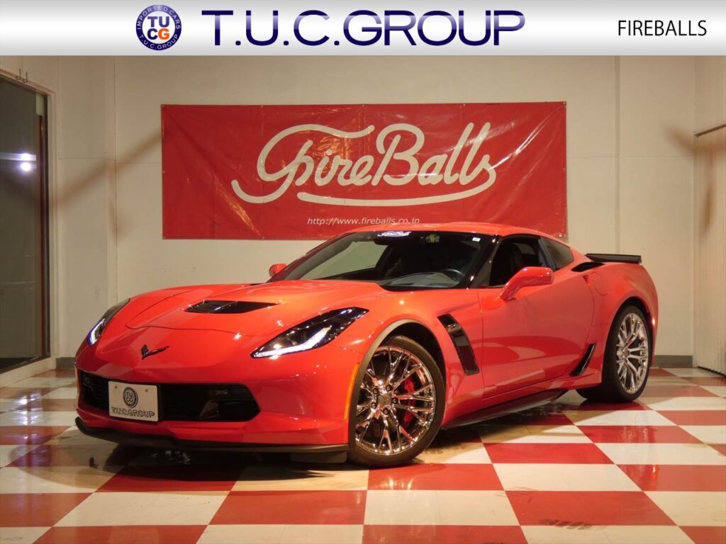 2017年 シボレー コルベット Z06 赤 1200万円 入庫