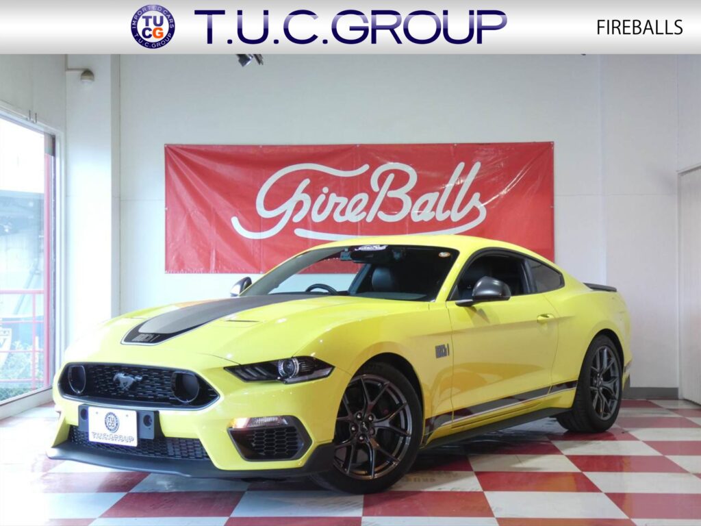 2021年 フォード マスタング Mach1 黄 968万円 入庫